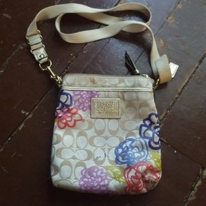 Coach cross body purse